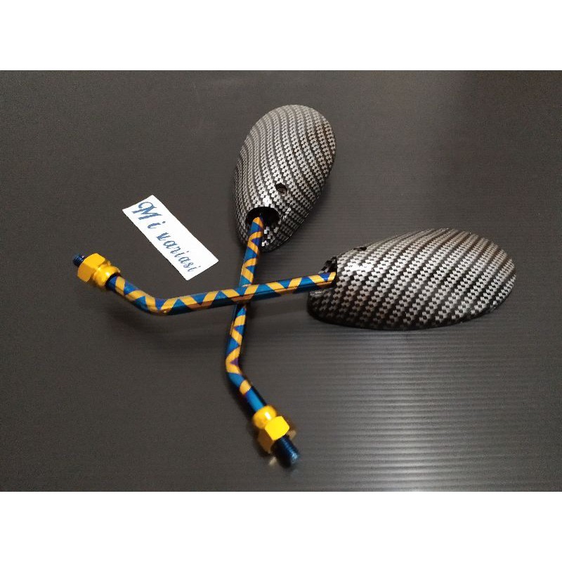 Spion carbon blue xxx satria fu