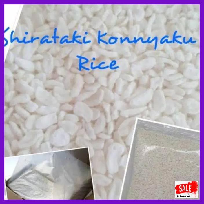

Rasbeputih- Beras Shirataki 1 Kg Konnyaku Rice Low Carbs, Rendah Kalori -Aslii.