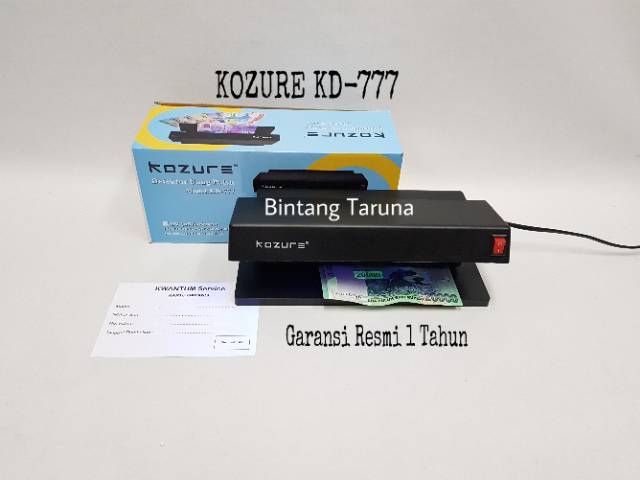 Detector Uang Palsu Kozure KD-777 Alat Deteksi Uang Palsu UV