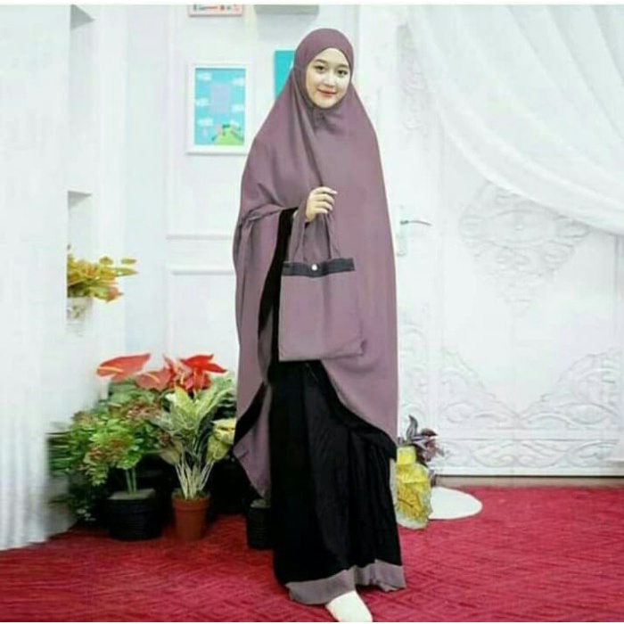 Mukena Salwa Tazkia Tazbiyah Mukena Lebaran Terlaris Trend Mukena - Salwa Resleting