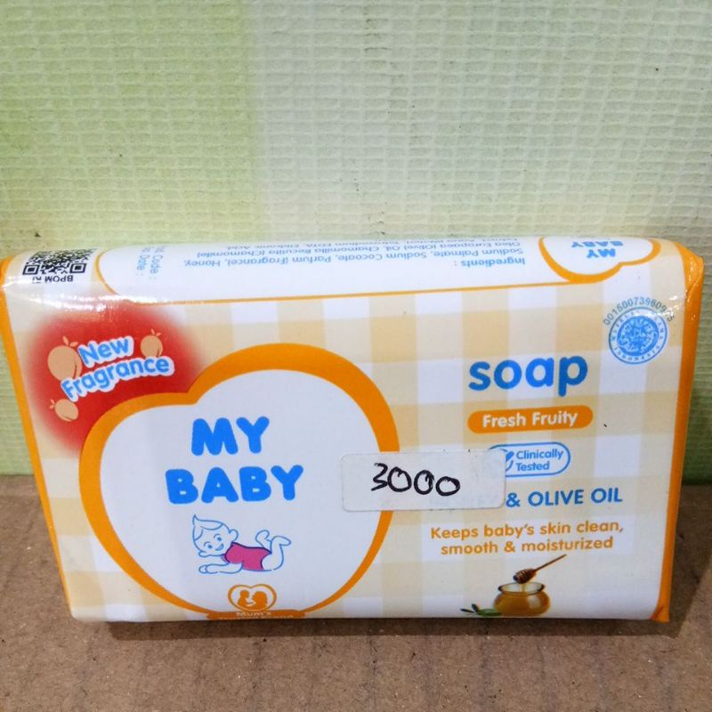 MY BABY SOAP SOFT&amp;GENTLE, SWEET FLORAL, FRESH FRUITY 60GR