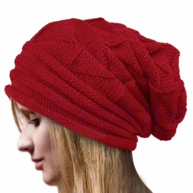 Topi Kupluk Musim Dingin Pria Wanita - Beanie Winter Cap Hangat Hat