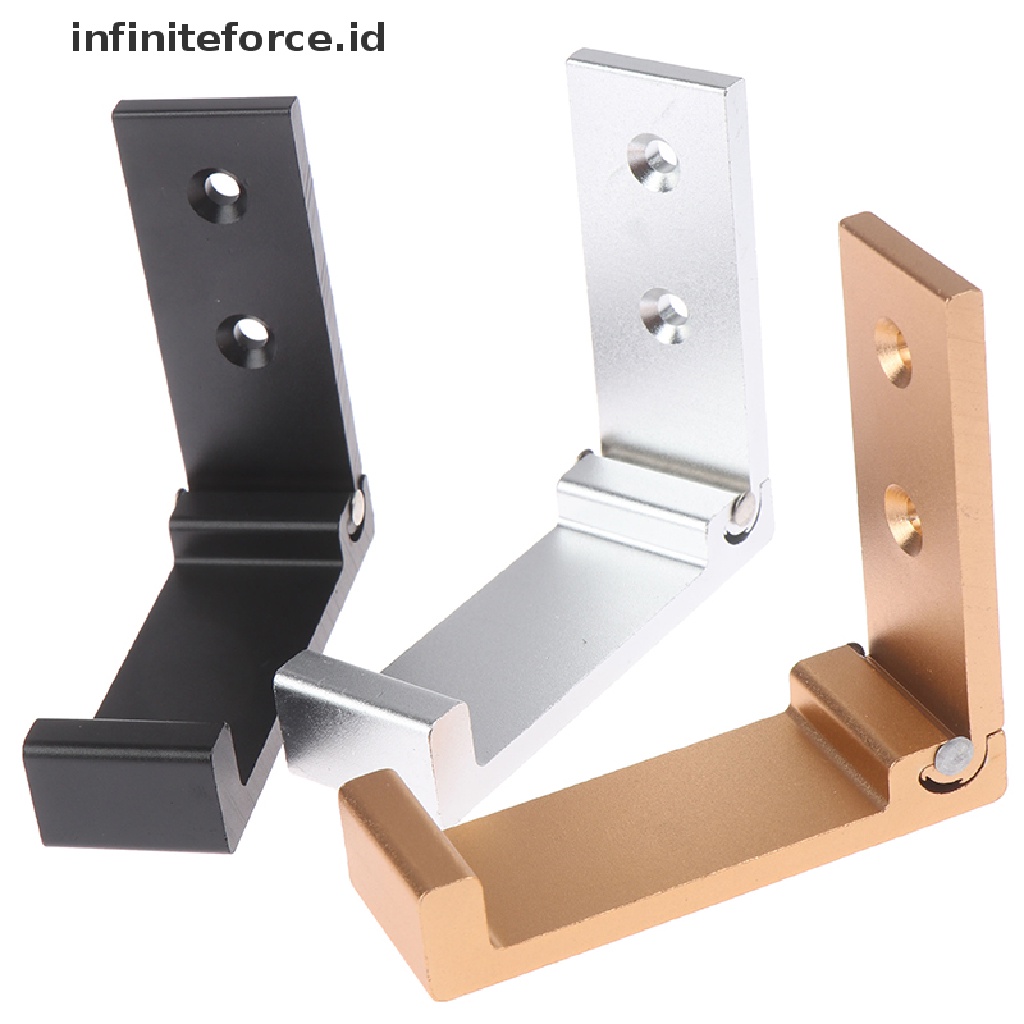 (Infiniteforce.Id) Stand Holder Headphone Bahan Aluminum Alloy Untuk Dinding