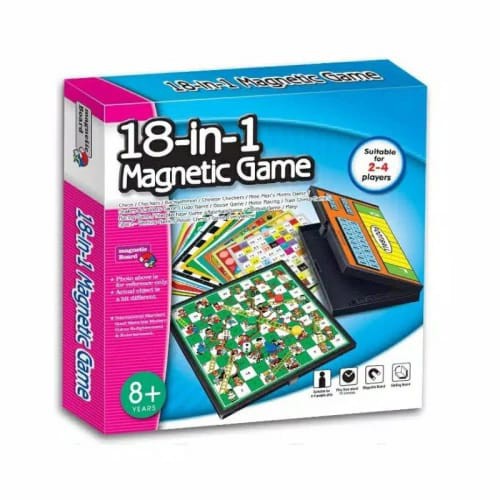 18 IN 1 MAGNETIC GAME FAMILY BOARD GAME QX6618A