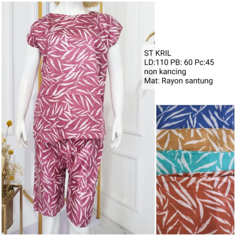 SETELAN CELANA PENDEK RAYON | SETELAN MIDI | SETELAN RAYON