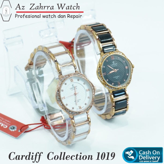 Jam Tangan Wanita Cewek Casual Cardiff Collection CC 1019 Original