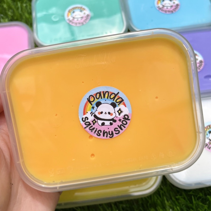 Original slime 200gr by pandasquishyshop/slime original/ slime murah/ slime rainbow/ slime warna-warni/ slime pelangi