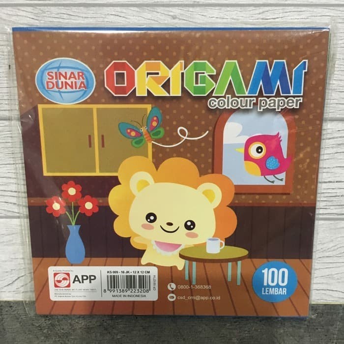 

Kertas Lipat Origami Sinar Dunia SIDU 12 x 12 100 Lembar