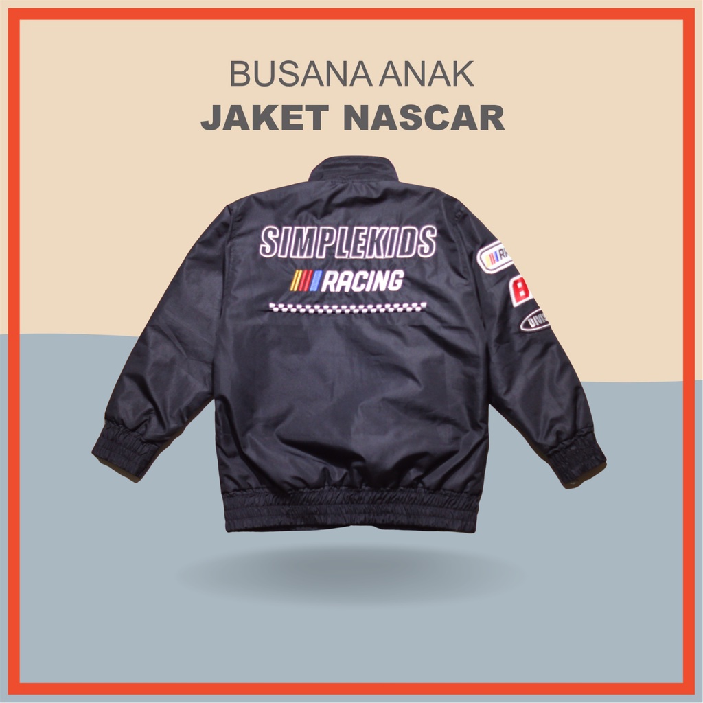 Harga Jaket Anak Nascar Simplekids Racing Usia 3 s/d 8 Tahun