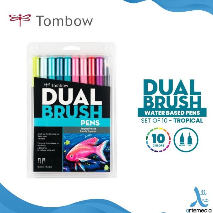 

(BISA COD) Tombow Dual Brush Pens Tropical SALE Kode 751