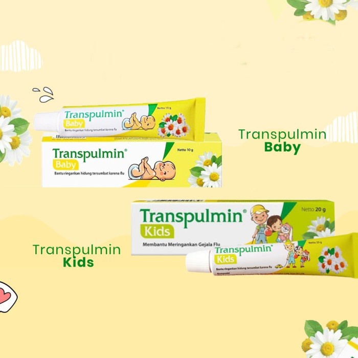 *FRAULEINCO* Transpulmin Baby Balsam - Kids Balsem Ukuran 10gr dan 20gr