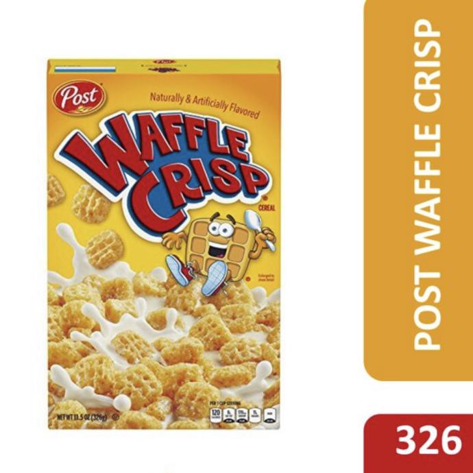 

WAFFLE CRISP CEREAL SEREAL WAFFLE USA POST USA CEREAL 326GRAM IMPORT