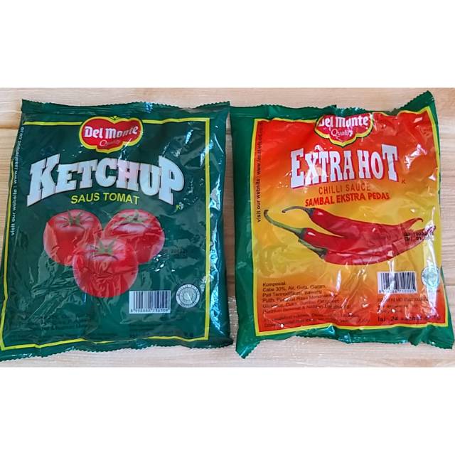 ✔MURAH Saos Tomat / Sambel Delmonte 24 Sachet / Saos Delmonte Sachet