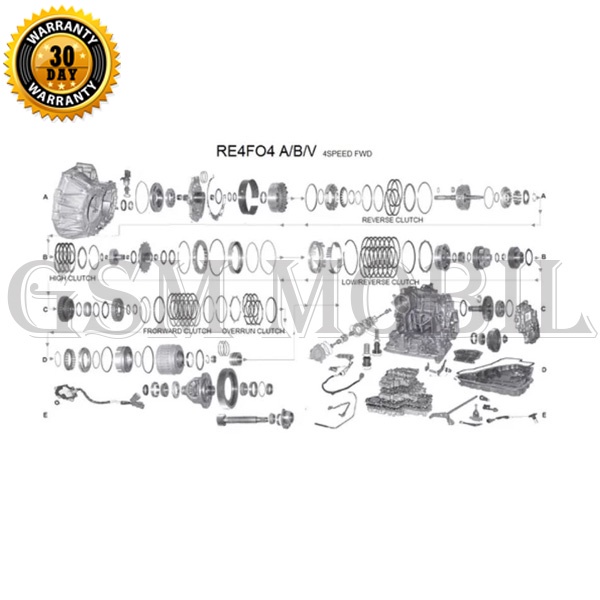 Kampas Kopling Matic Cefiro Xtrail T30 RE4F04A-V 3166280X03 10006835