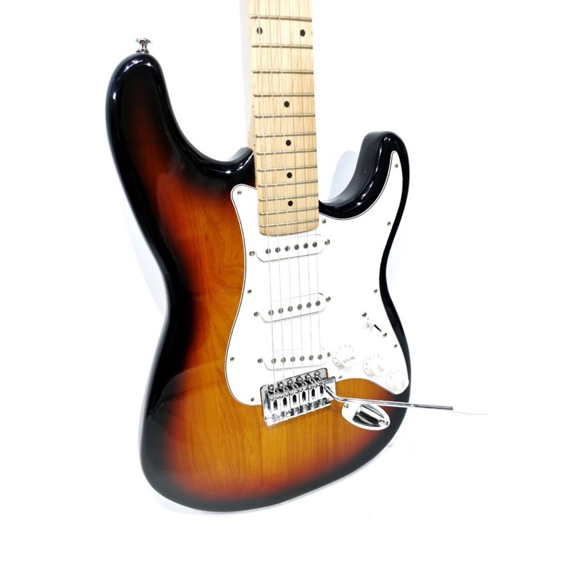 Gitar Elektrik Merk Fender StratoCaster Bonus Tas dan Kabel Jack Listrik Strato Caster Murah Jakarta