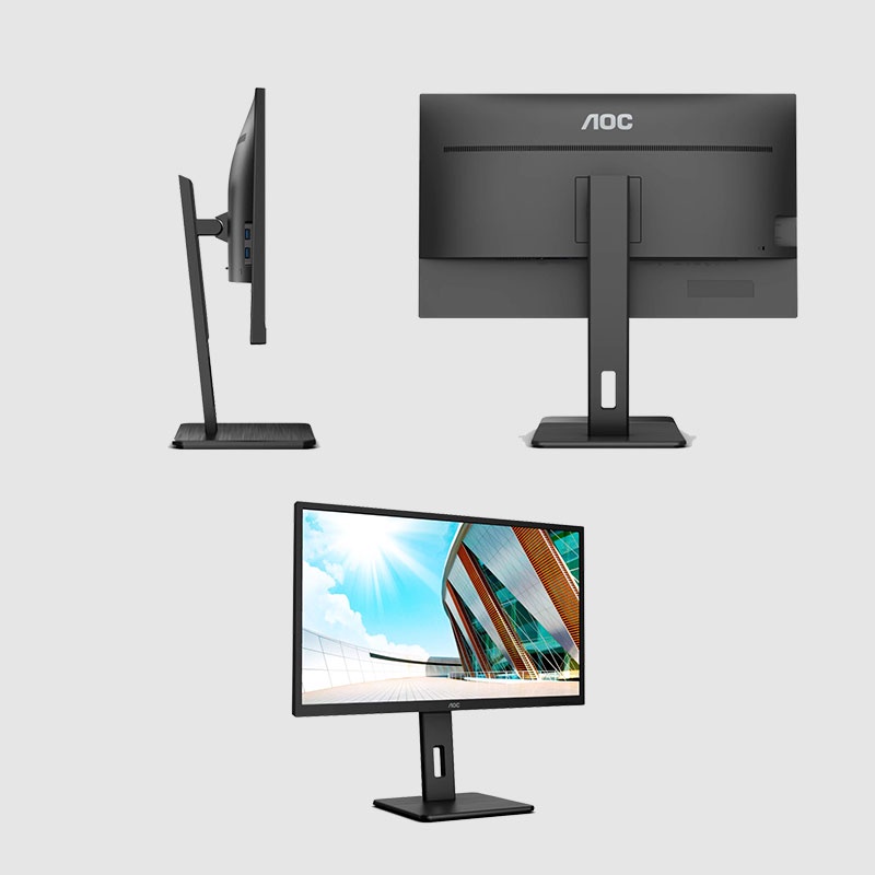 AOC Q32P2C Ergonomic IPS Monitor with USB-C (31.5&quot;/IPS/4ms/75hz/QHD)