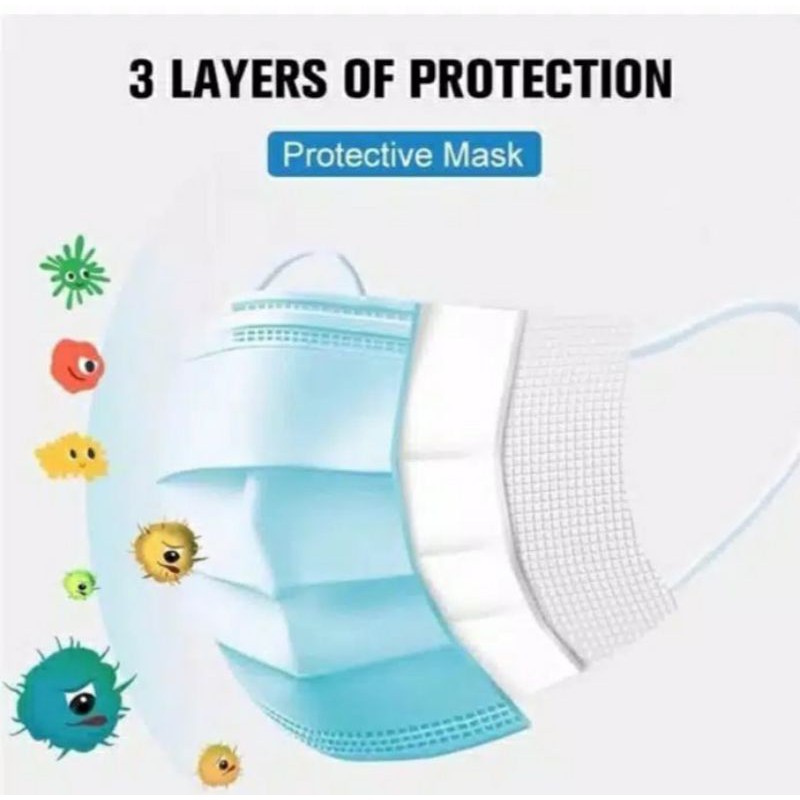 masker medis 3 ply