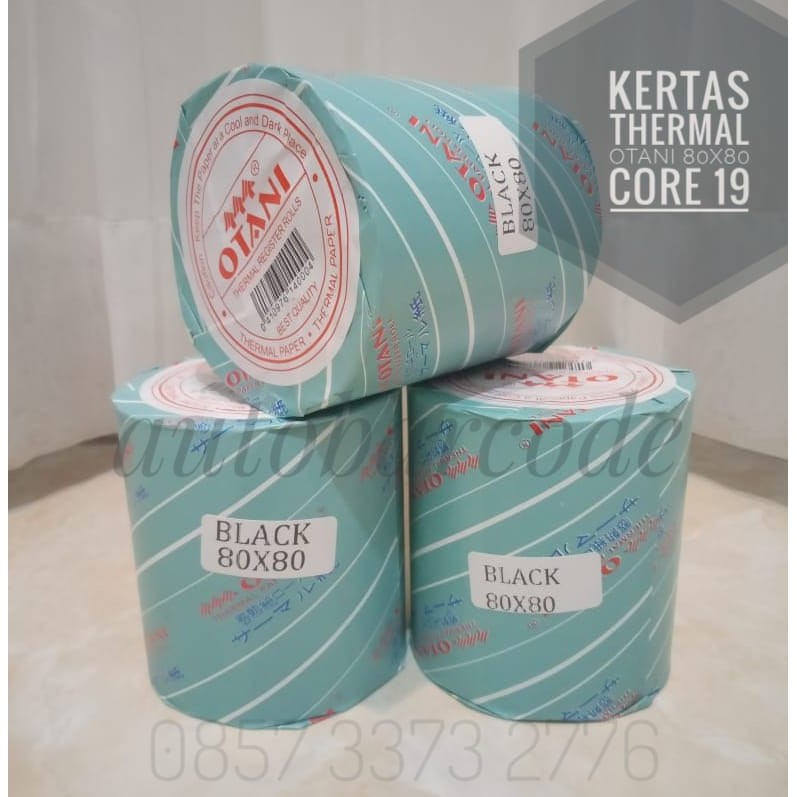 Kertas Thermal 80X80 / 79X80 OTANI Support Printer 80MM Kasir Struk - Nota Kertas Mesin ATM