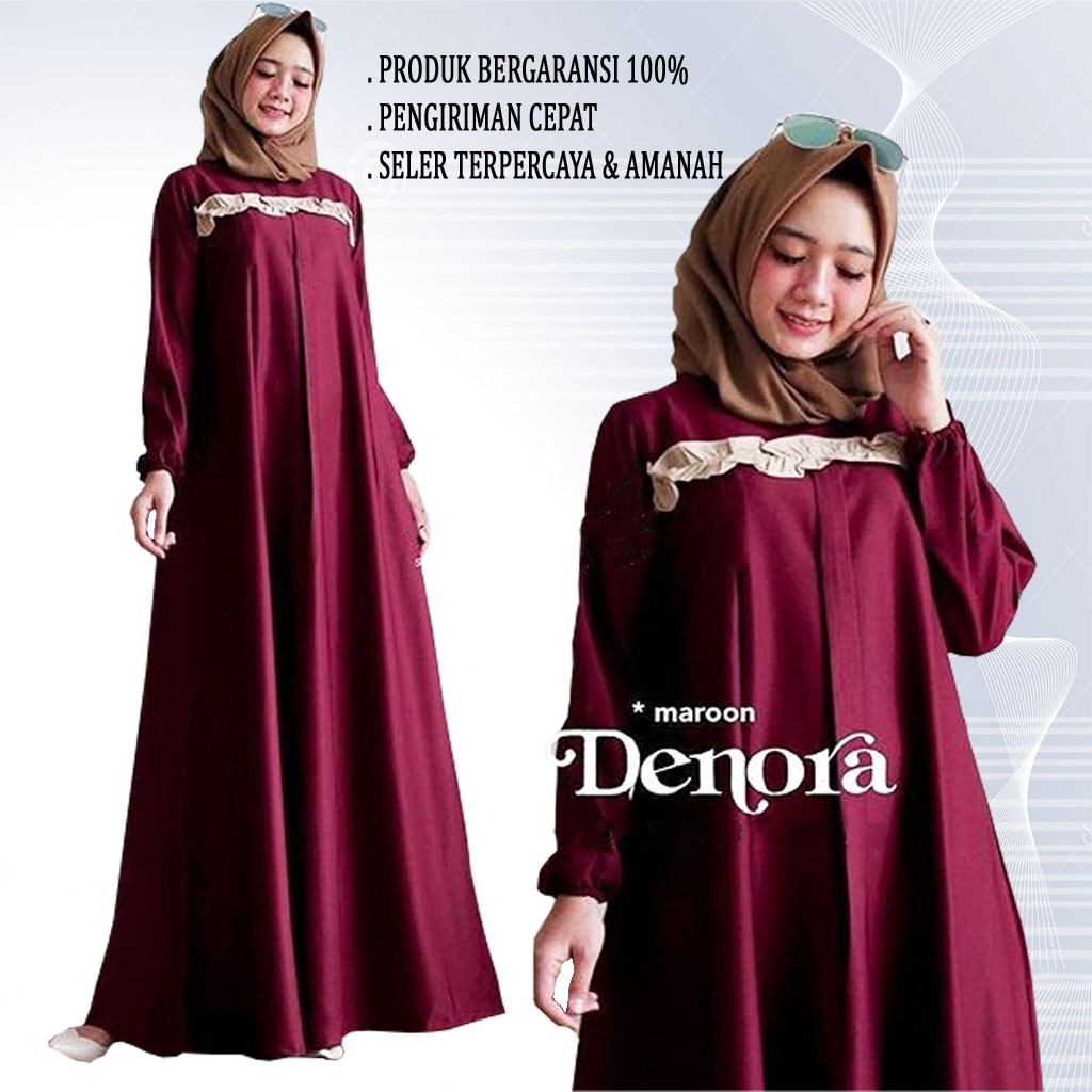 DIANA DRESS Baju  gamis  wanita  terbaru model pesta 