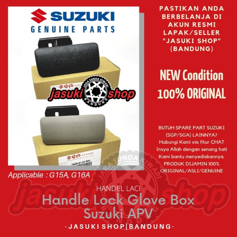 Key Lock Handle Glove box Kunci Handel Laci Dashboard Dasbor Suzuki APV G15A G16A Asli Ori Original 