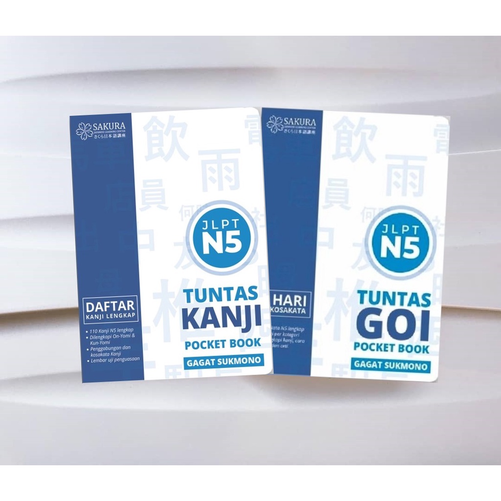 Pocket Book Tuntas JLPT N5 (Buku Saku Tuntas Kanji & Goi N5)