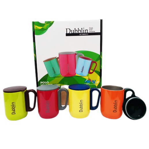 MUG DUBBLIN Gelas Polo Mug [1 BOX 4PCS] DUBBLIN 220 ml