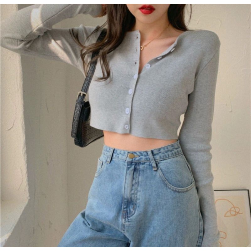 BAILEY CARDIGAN RAJUT/CROP TOP/ANGEL