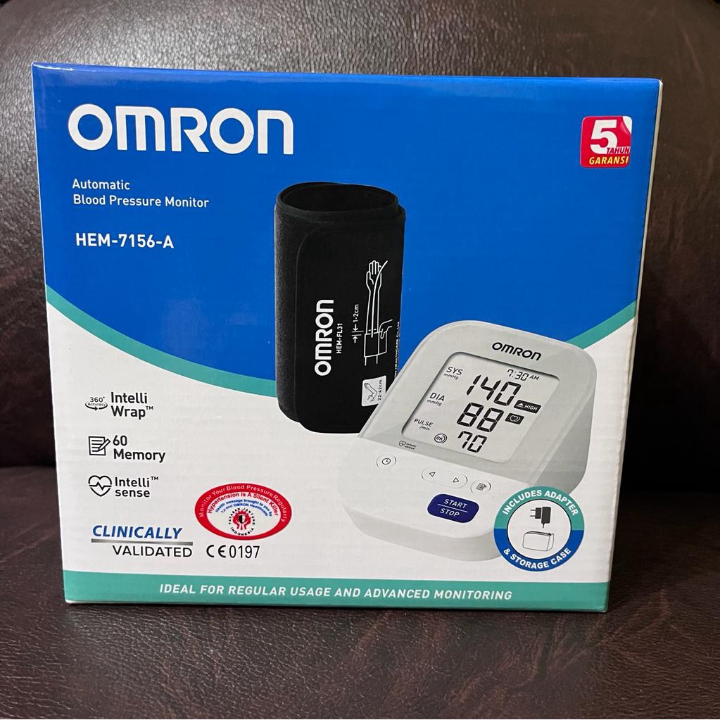 TENSIMETER DIGITAL PLUS ADAPTOR OMRON  HEM 7156-A / TENSIMETER OMRON MANSET BESAR/LARGE + ADAPTOR