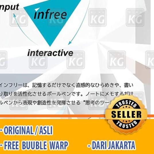 

♥ Pentel Infree Energel Pulpen Gel Ballpoint 0.5mm / 0.7mm Transparan - 0.5 mm, Navy ✭