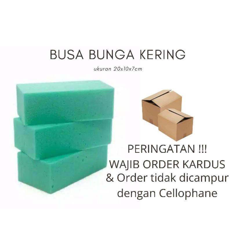 Busa kering untuk bunga , busa kering buket