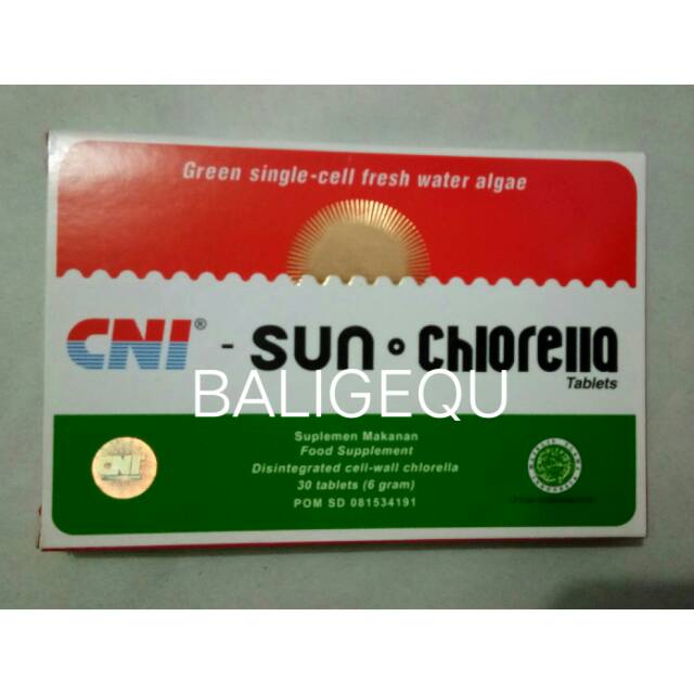 CNI SUN chlorella 30 Tablet