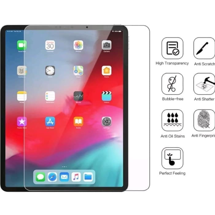 Ipad 11 Pro Tempered Glass Clear Anti Gores Kaca Bening