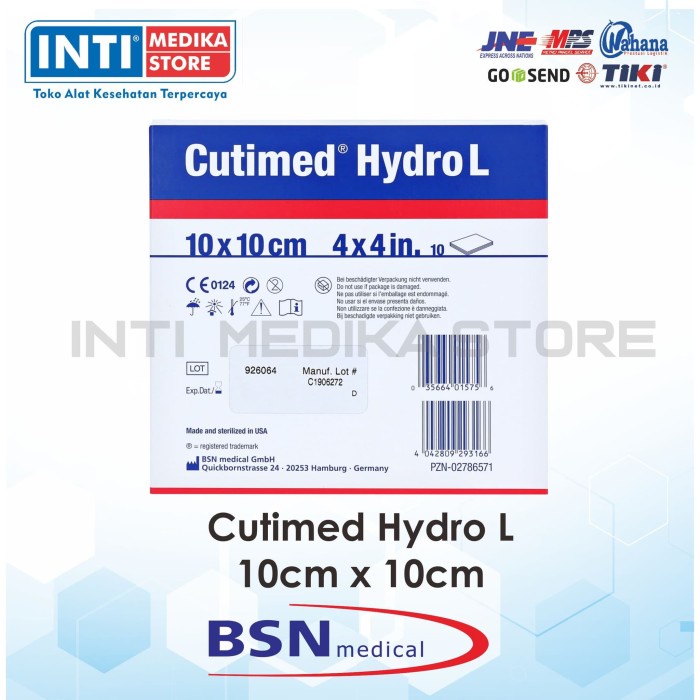 Bsn - Cutimed Hydro L 10Cm X 10Cm #98