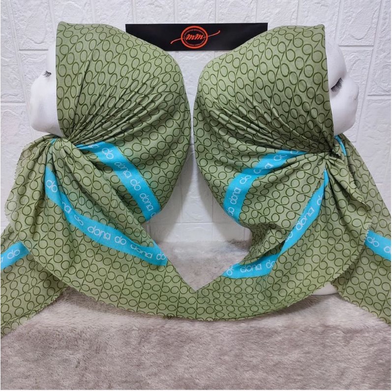 Kerudung Voal/ kerudung hijab motif Deenay kw/ Kerudung hijab polos/ Kerudung hijab bahan halus adem