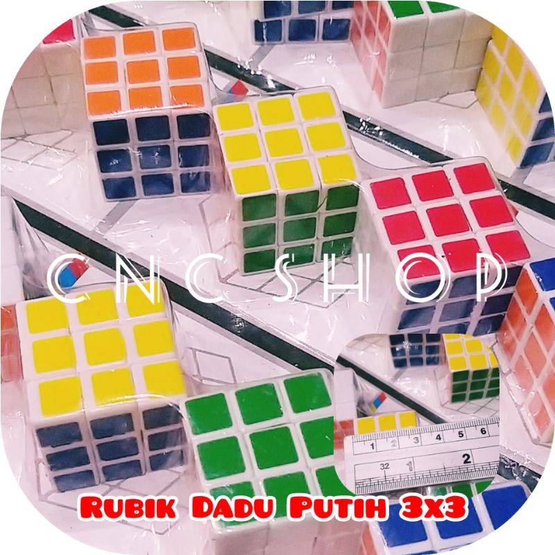 Rubik Mini 3x3 Ukuran 3cm Murah Mainan Edukatif Anak Suvenir Goodiebag