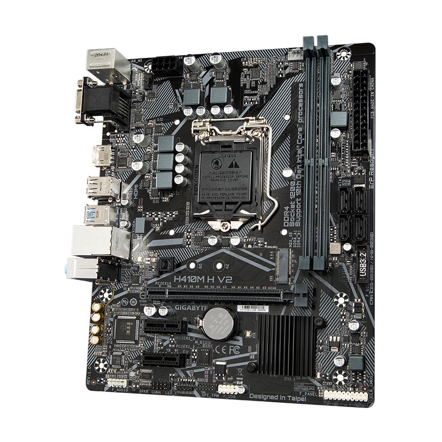 MOTHERBOARD GIGABYTE H410M H V2 LGA 1200