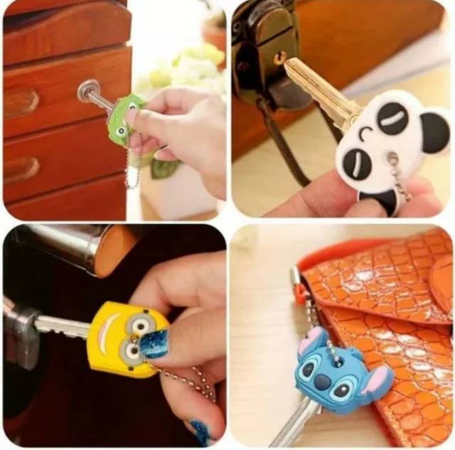 Key Cover Sarung Pelindung Kunci Karakter Murah