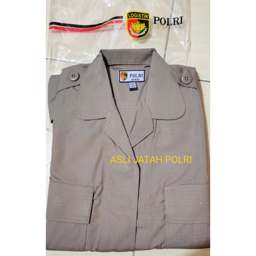 baju pdl polwan terbaru asli jatah polri