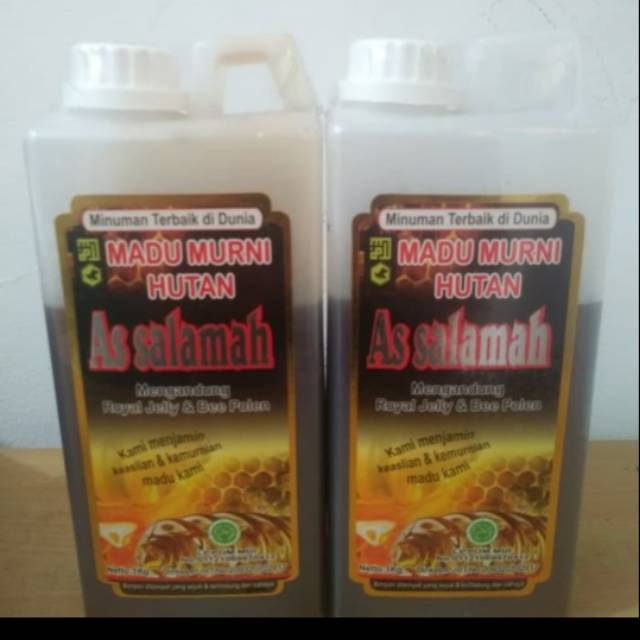 

Madu Hutan Murni As salamah 1kg + Royal Jelly & Bee Polen