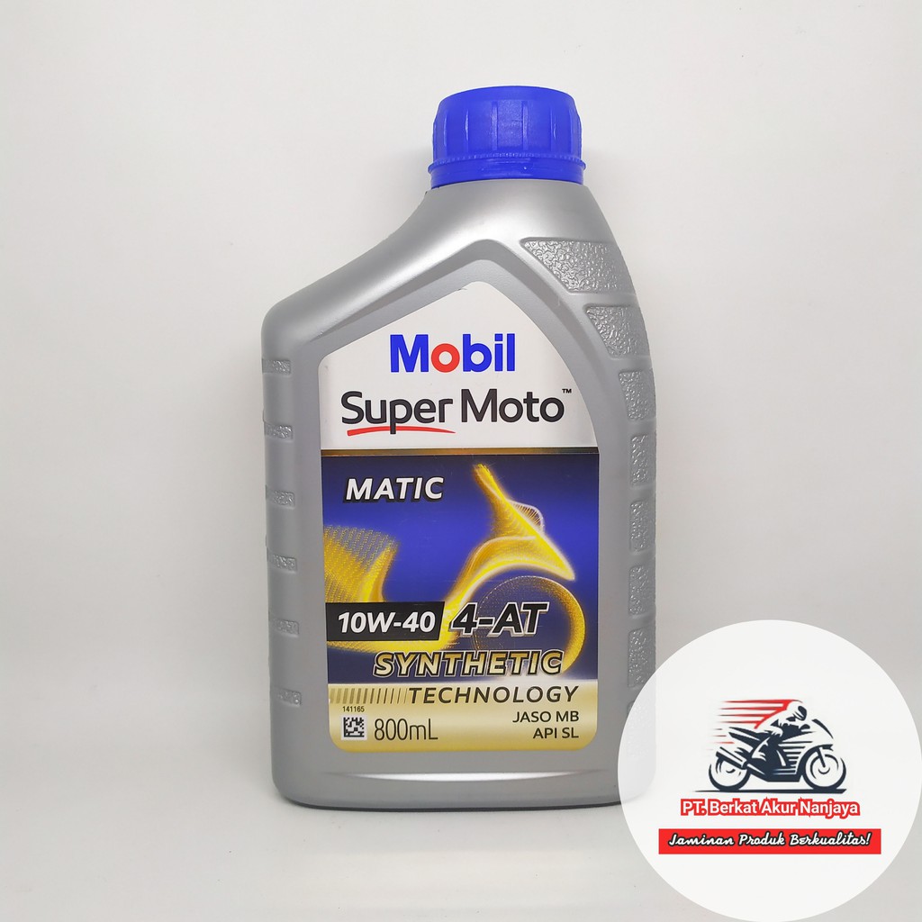 Oli Motor MOBIL Super Moto Matic 10W40 - 0.8 Liter