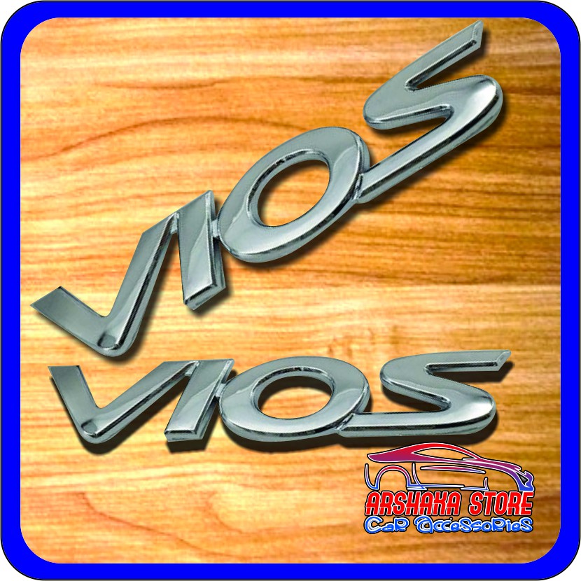 Emblem / Logo Tulisan Toyota Vios
