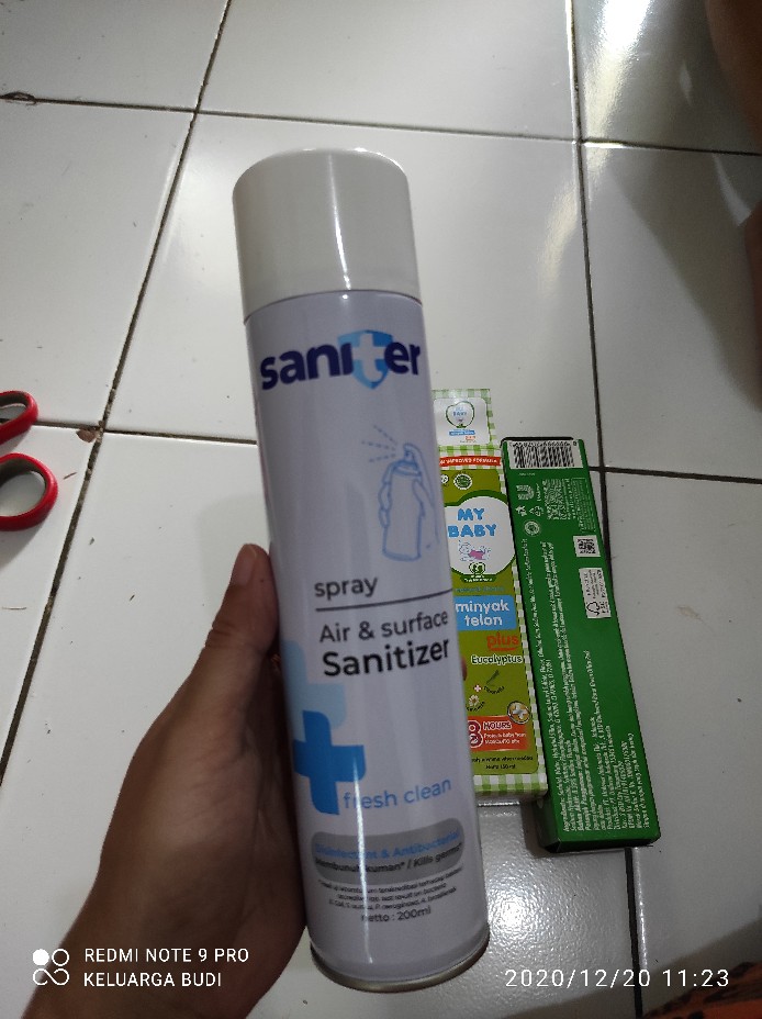 Saniter Spray Disenfectant & Antibacterial 200ml