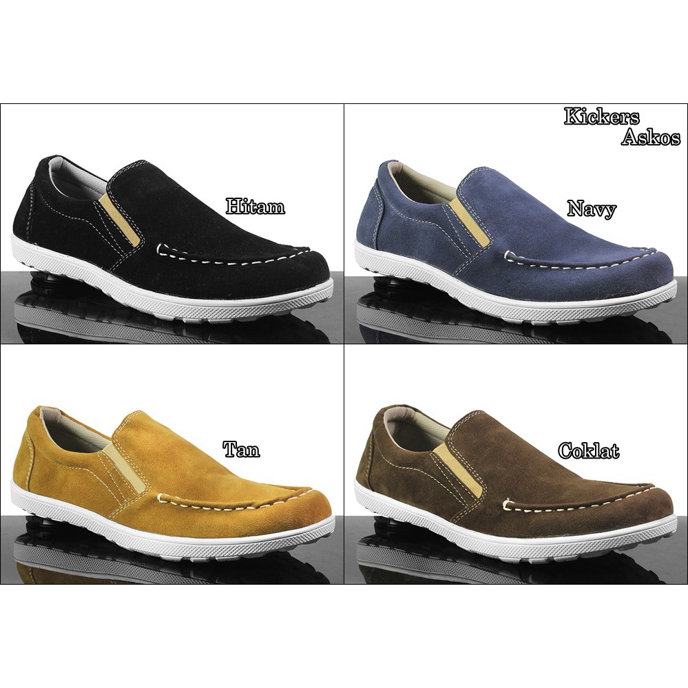 SEPATU CASUAL COWOK -SEPATU SLIP ONE - SEPATU SANTAI KANTOR.