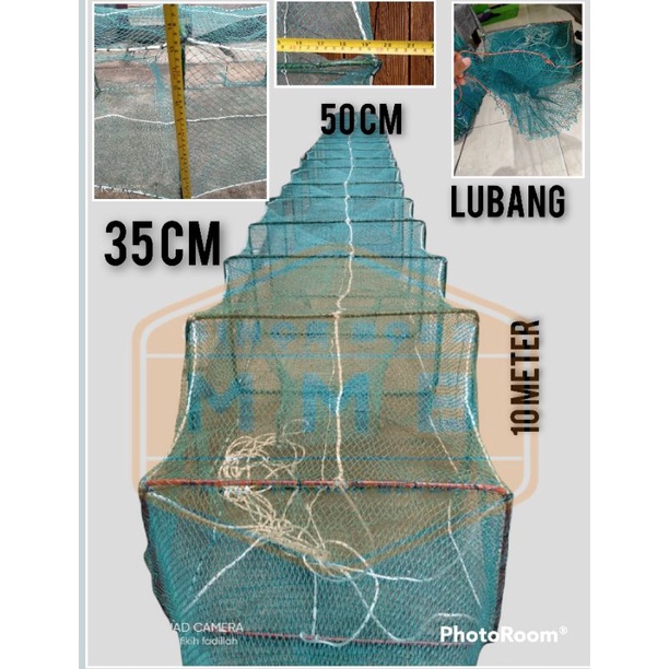 Bubu naga hijau 10m - 1/2" 50x35cm