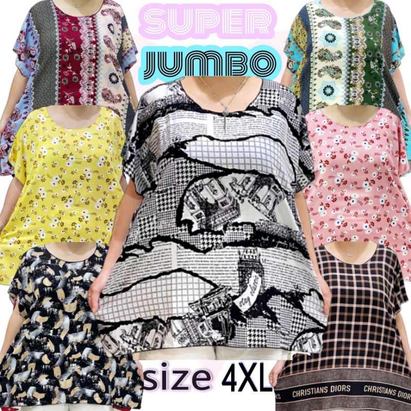 baju jumbo wanita atasan bigsize wanita baju santai jumbo wanita bahan rayon super lembut dan adem