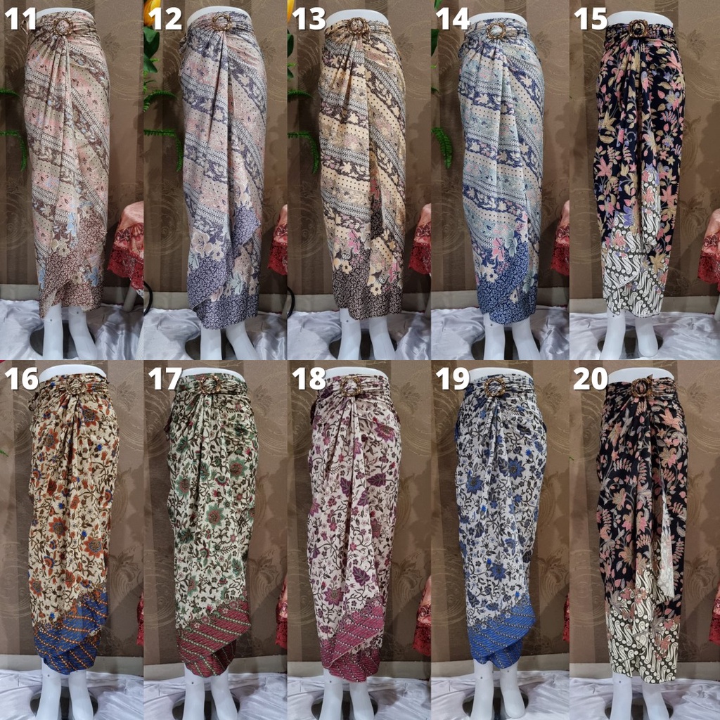 ROK LILIT / KAIN LILIT BAWAHAN KEBAYA/ ROK BATIK / BAWAHAN BATIK ANEKA PILIHAN MOTIF BATIK