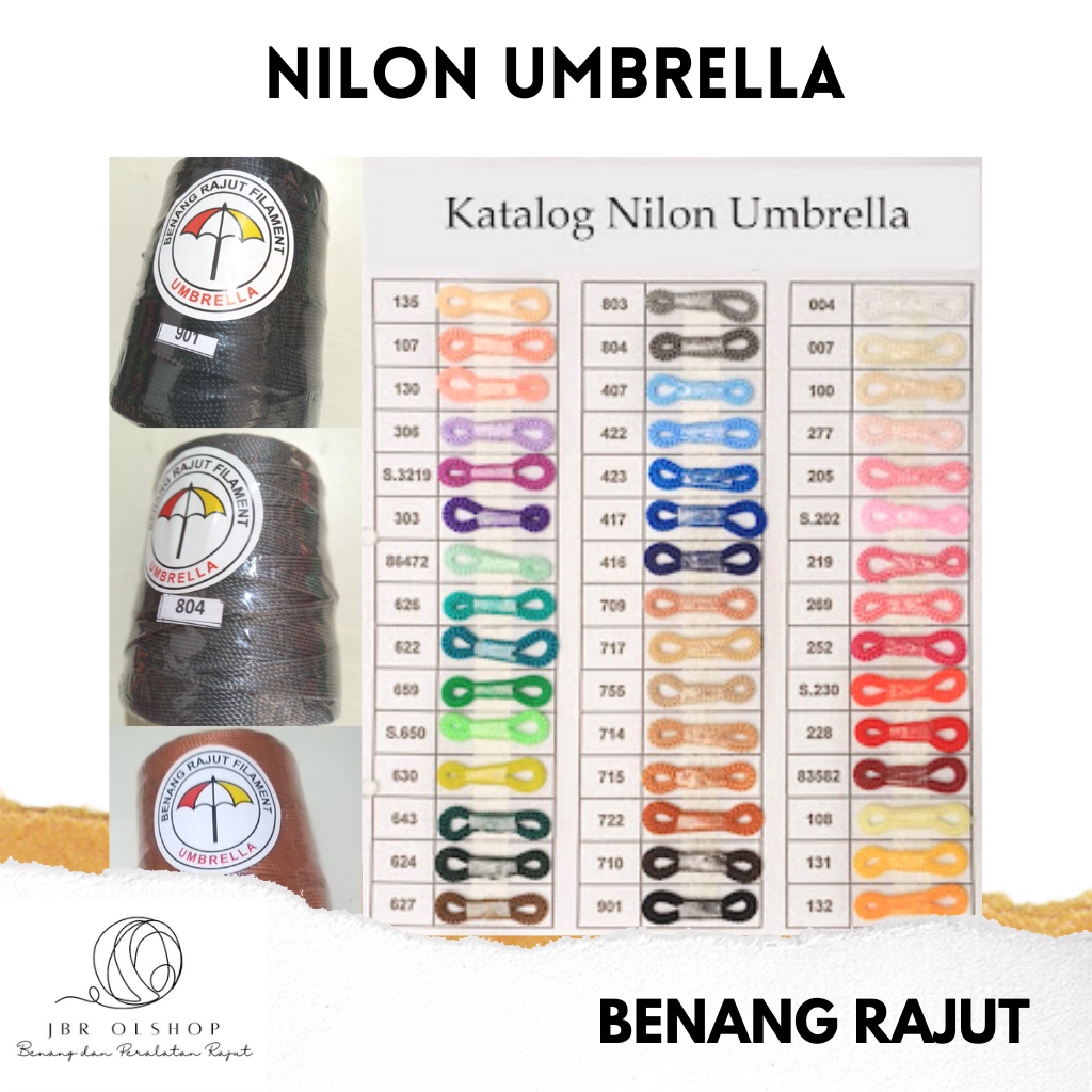 Benang Rajut Nilon Umbrella / Payung