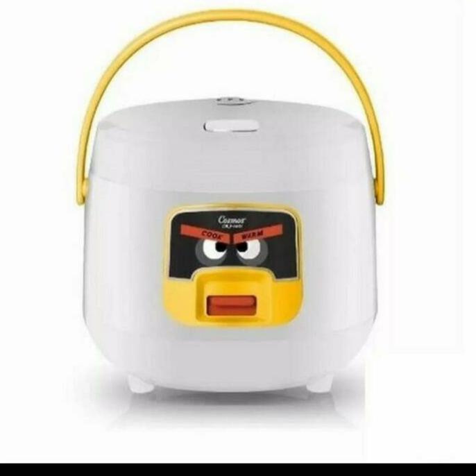 Cosmos Rice Cooker Mini 0.8 Liter 3In 1 Crj 6601 Mcom Kecil.Hitam - Putih Ready Stock