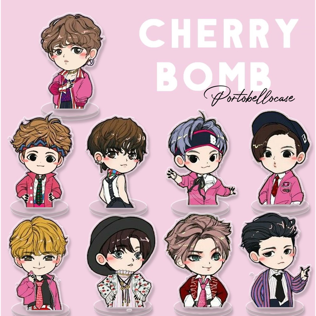 [STANDEE] Cherry bomb nct 127 akrilik figur pajangan hadiah jisung jaemin taeyong mark