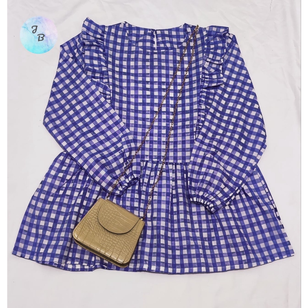 JB CIRELEA BLOUSE - BLOUSE MUTHIA / BLOUSE CIRELEA (LD 96 PJ 60)-Kotak Ungu